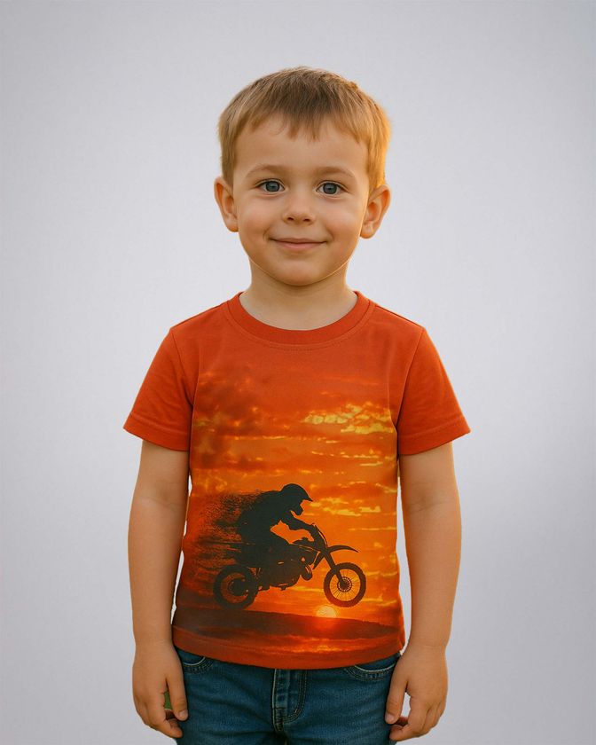 Pantoneclo Boy's Printed T-shirt
