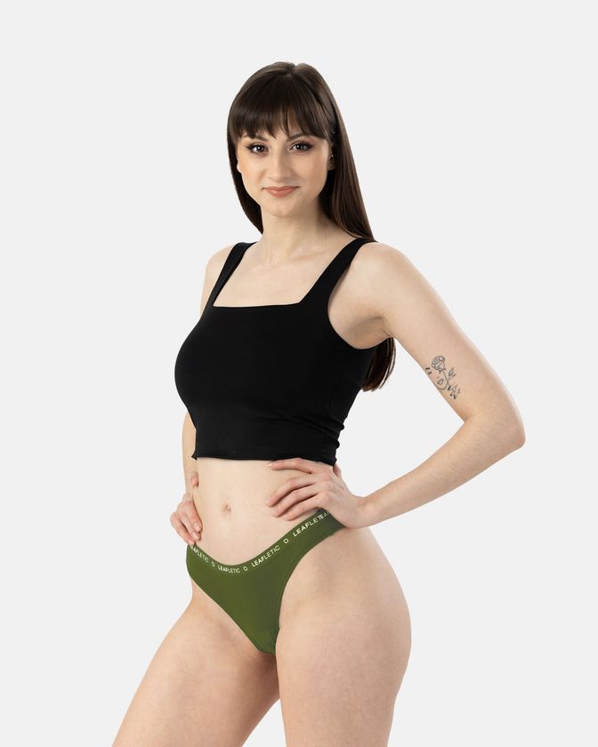 Slip brasiliano in cotone ed elastan