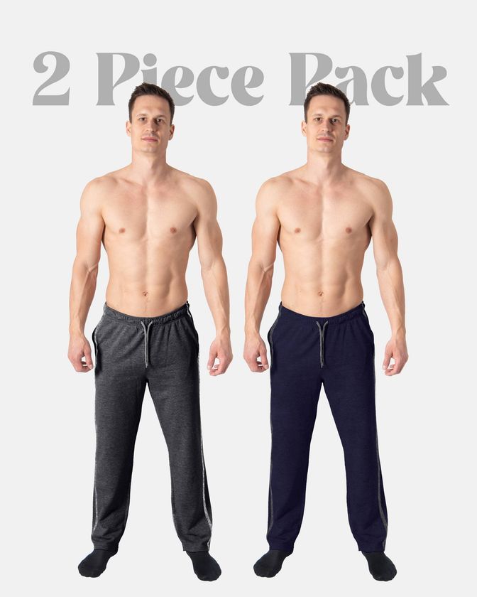Pyjamahose für Herren - Nachtwäsche Packung mit 2 Stück