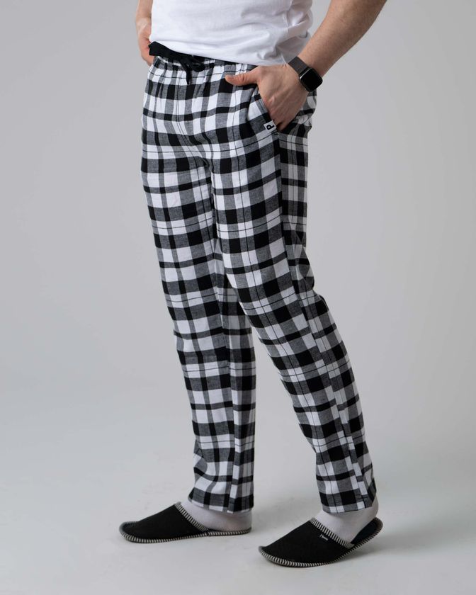 Pantoneclo Men's Flannel Lounge Pajama 