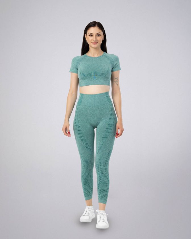 Leafletic Seamless Activewear Long Top-Bottom Set